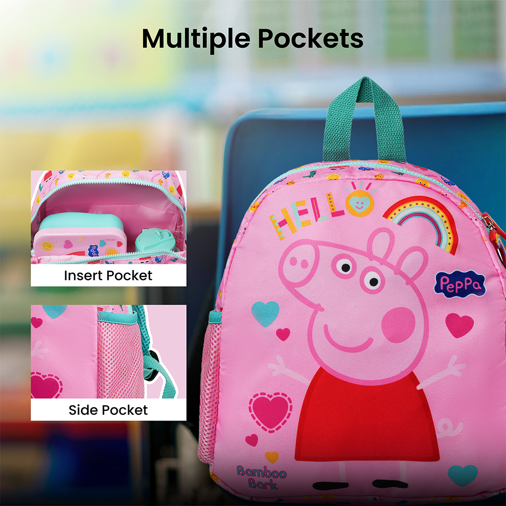 Bamboo Bark - School Backpack - Peppa Pig