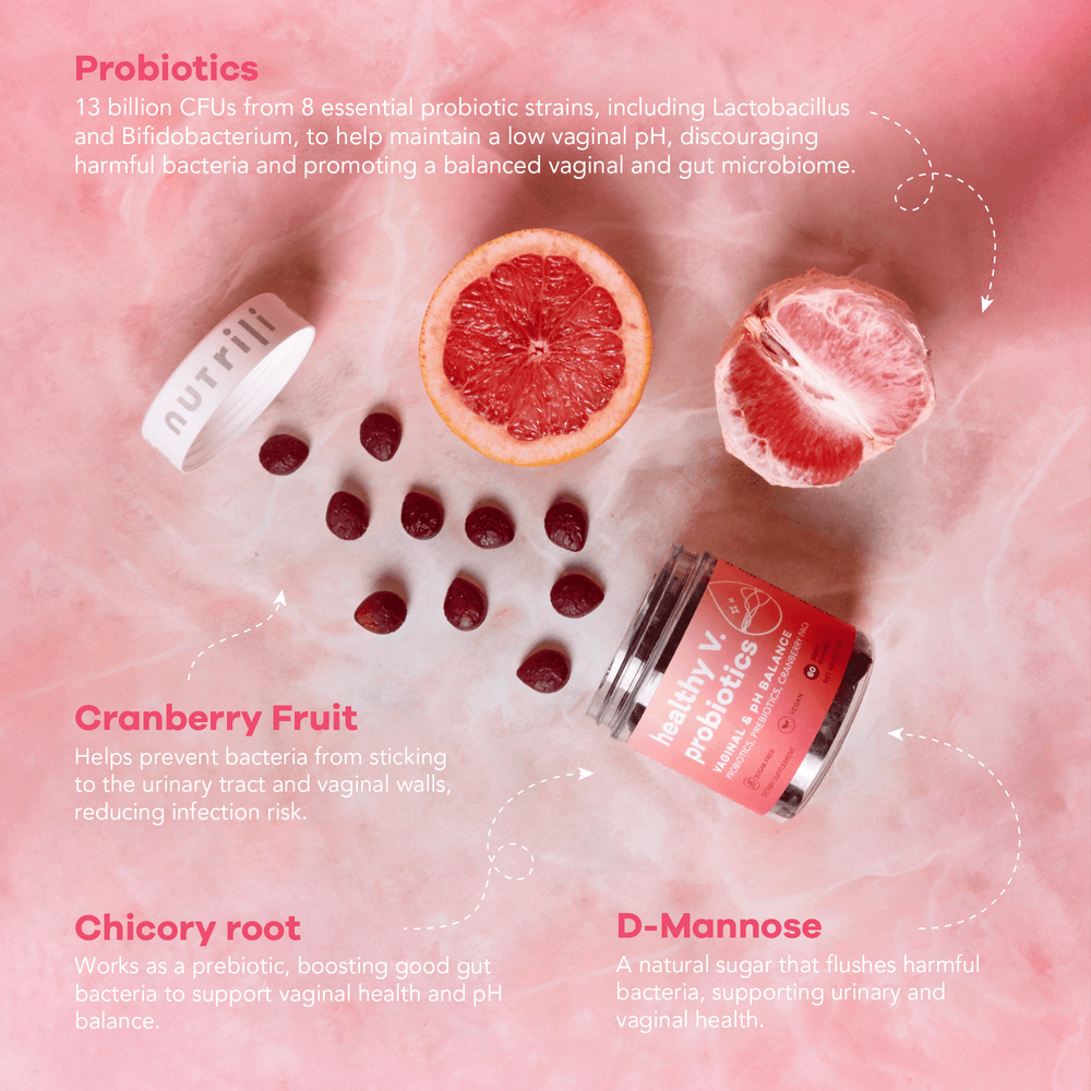 Nutrili - Healthy V. Probiotics - 60 Sugar Free Gummies