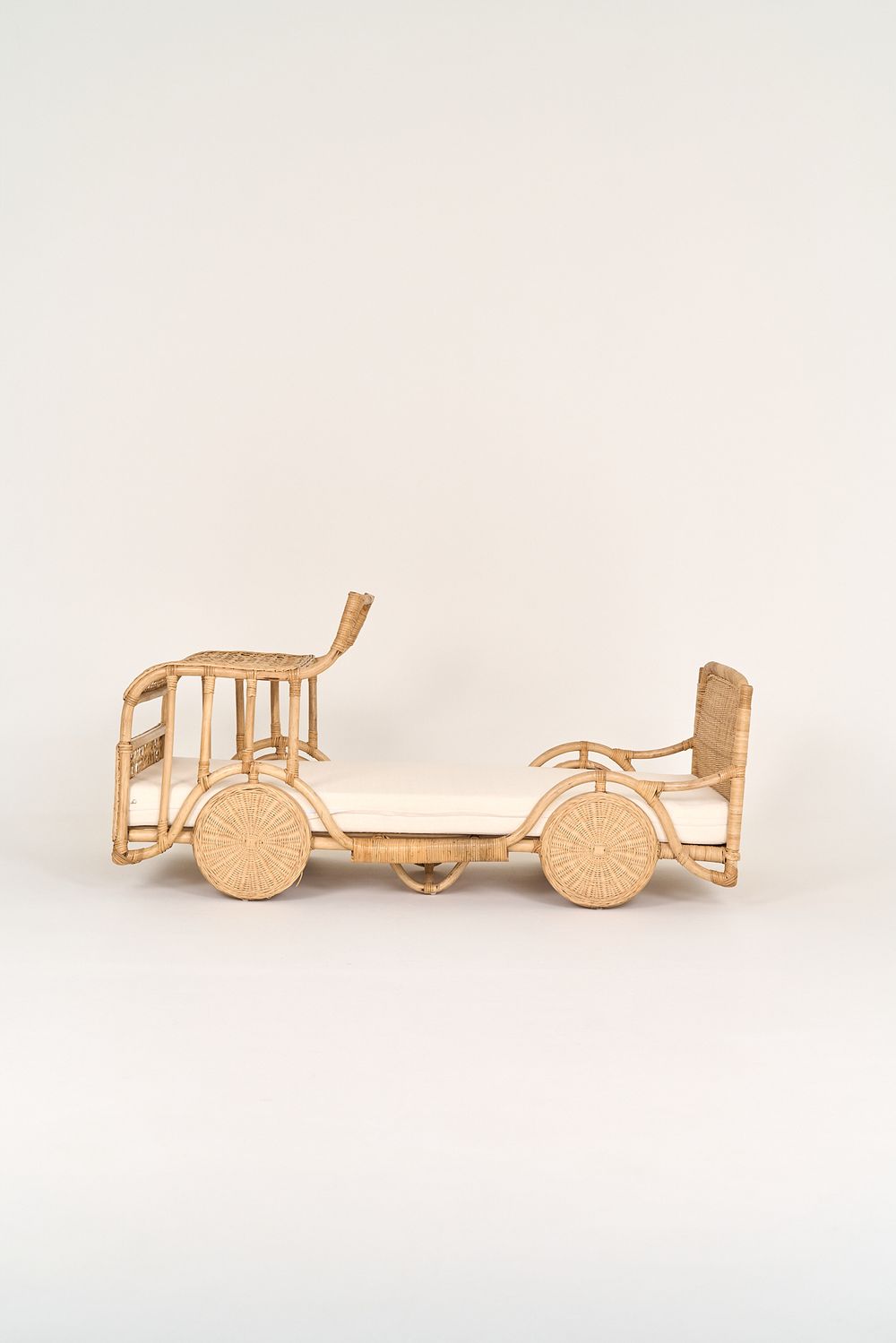 Natura Living - Luigi Rattan Car Kids Bed