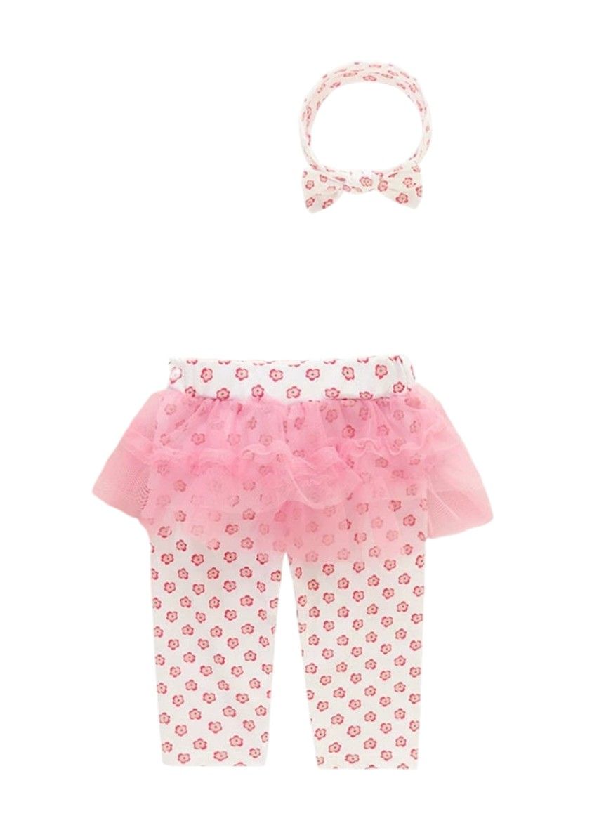 Bambimici - 4pc-Set - Baby Girl Tutu Queen Sweet Set - Pink