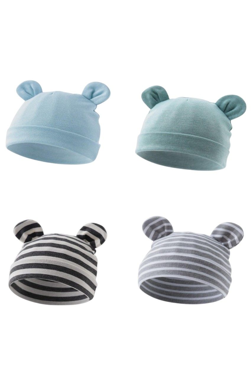 Bambimici - Baby Beanie Bear - Set A - Pack of 4