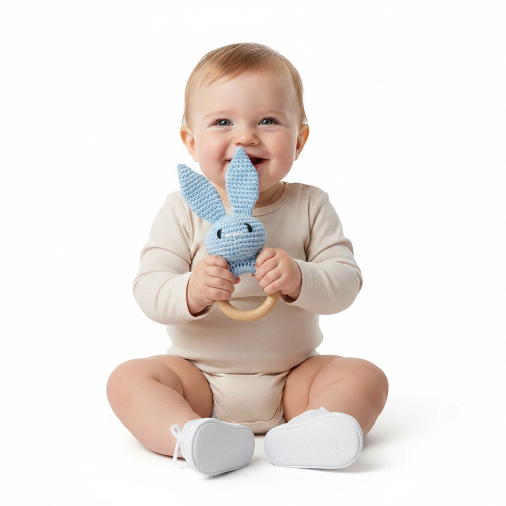 Bambimici - Baby Rabbit Handmade Crochet Teether