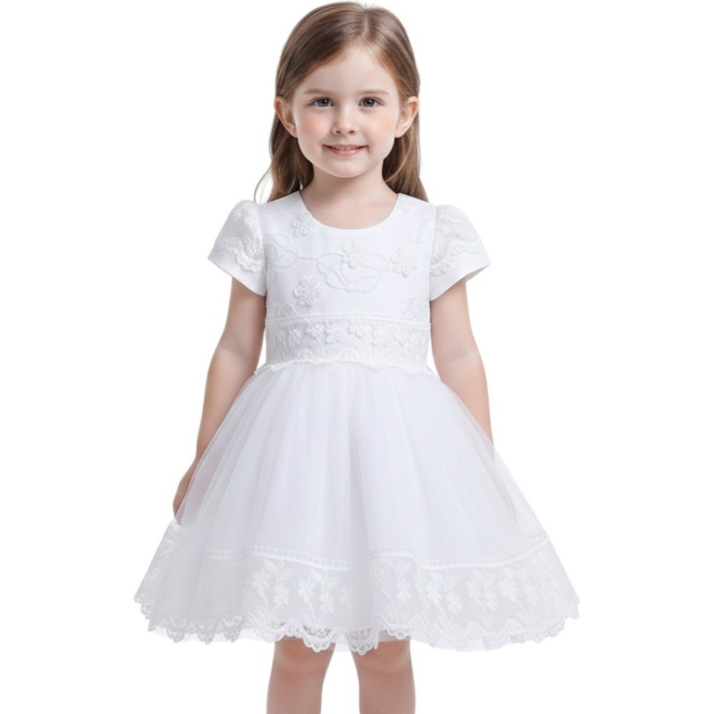 Ddaniela - Sophia Baby Party Dress - White