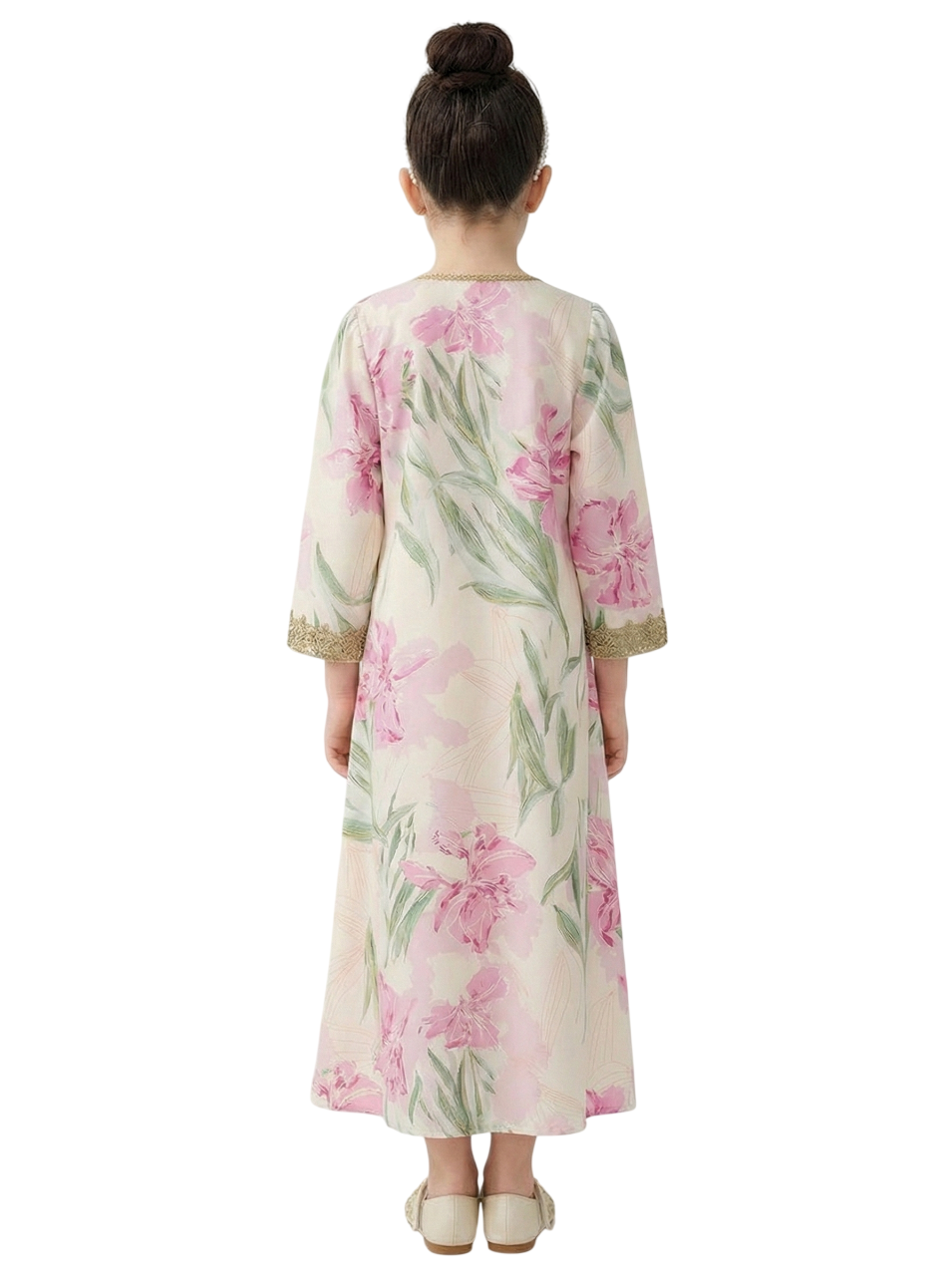 Bidani - Girl's Noor Blossom Kaftan - Multicolor