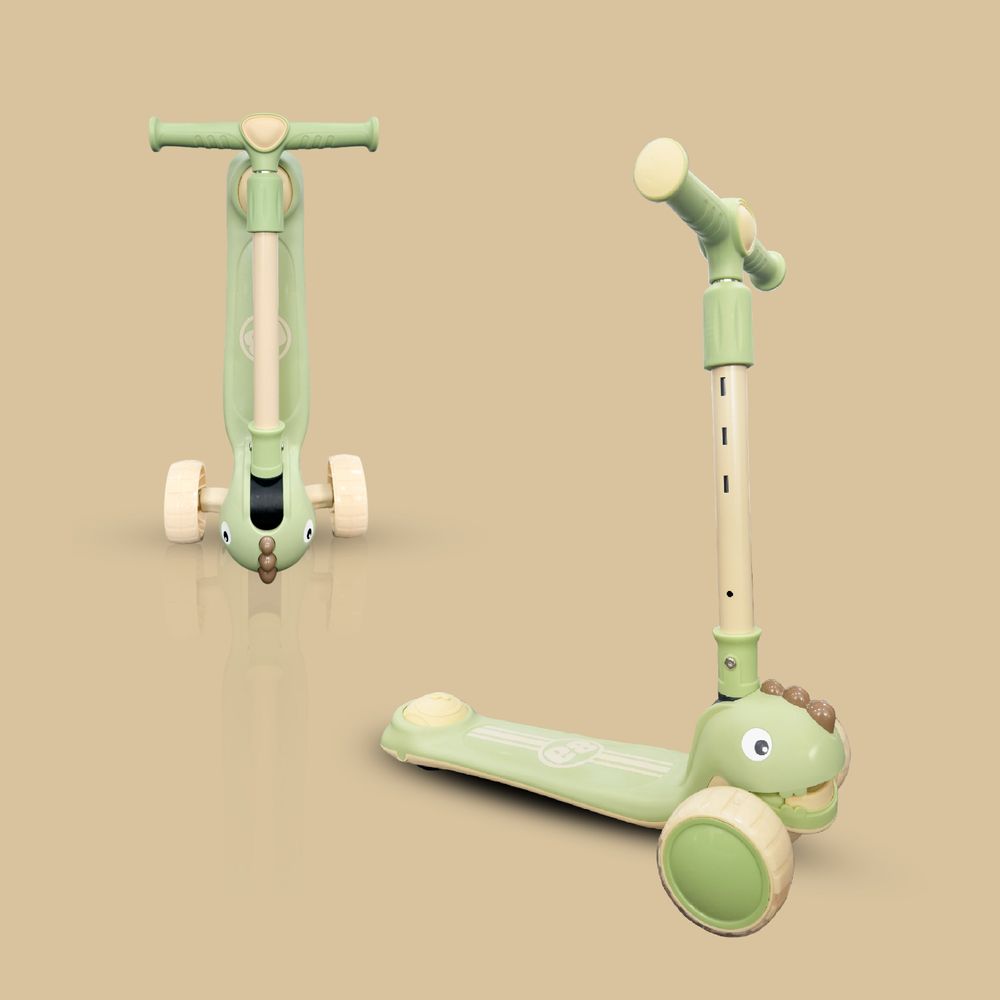 HOCC - Snuggle Buggy Foldable Baby Scooter - Green