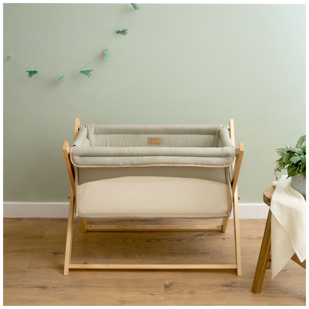 Clair De Lune - Baby Organic Folding Crib