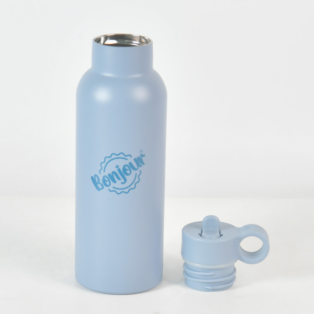 Bonjour - Sip Box Premium Insulated Water Bottle - Light Blue - 500 ml