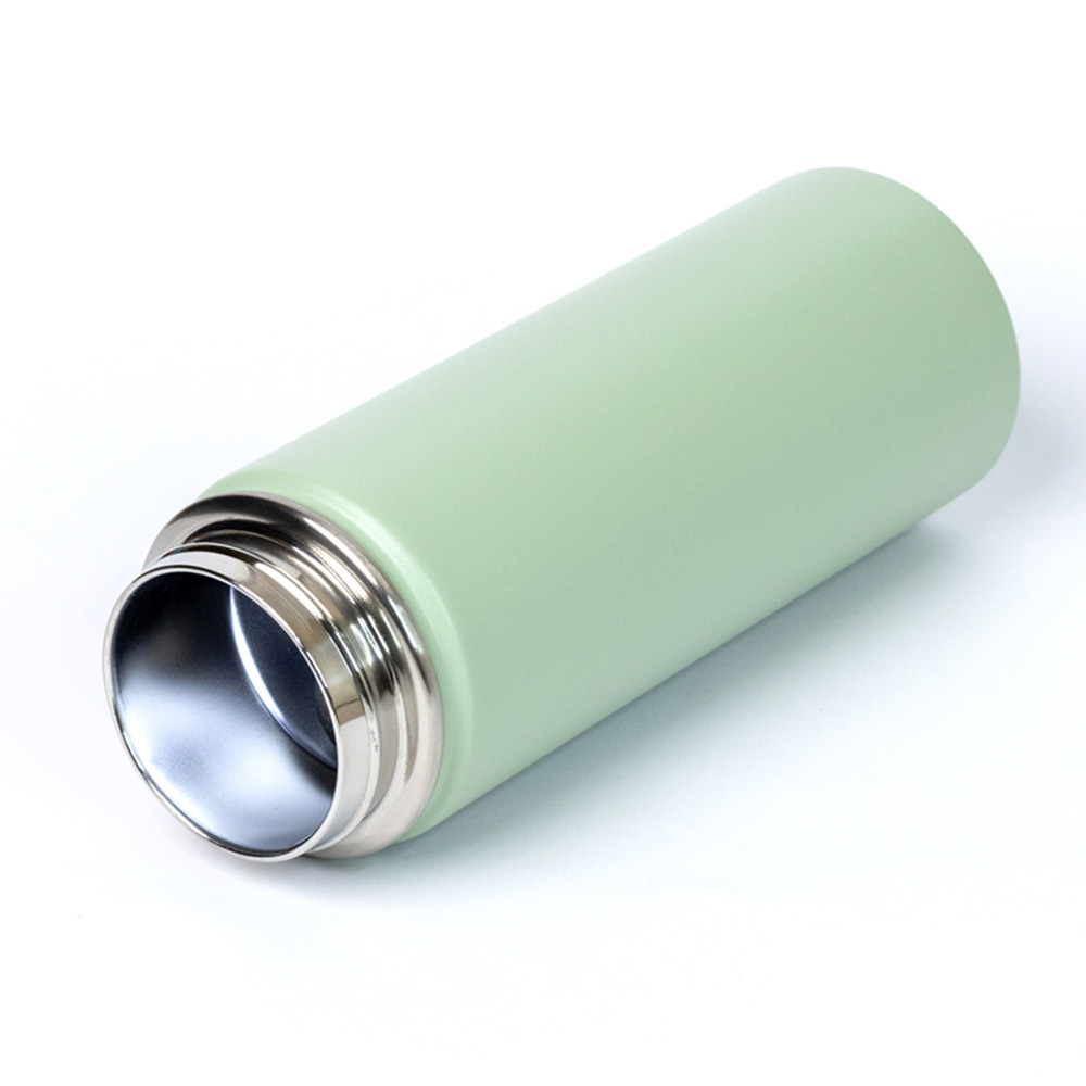 Bonjour - Sip Box Premium Insulated Water Bottle With Straw Lid - Light Green - 500 ml