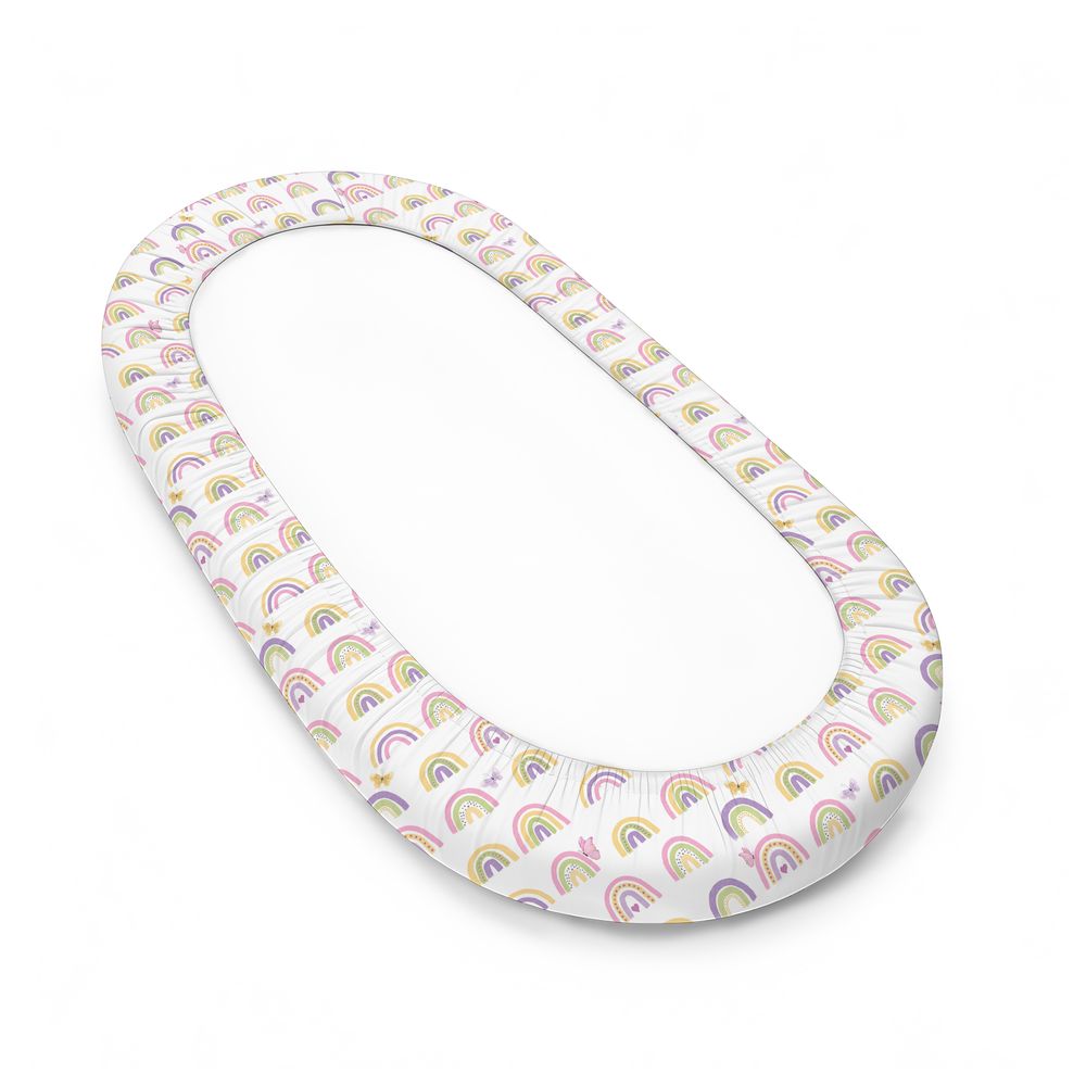 Fancy Fluff - Fitted Sheet For Stokke Sleepi Bed V3 - Rainbow Dreams