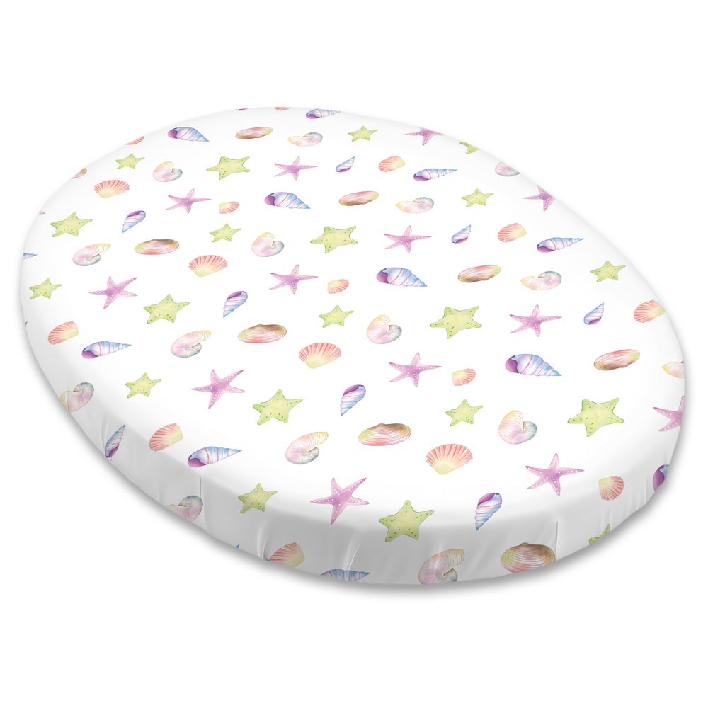 Fancy Fluff - Fitted Sheet For Stokke Sleepi Bed Mini - Sea Fantasy