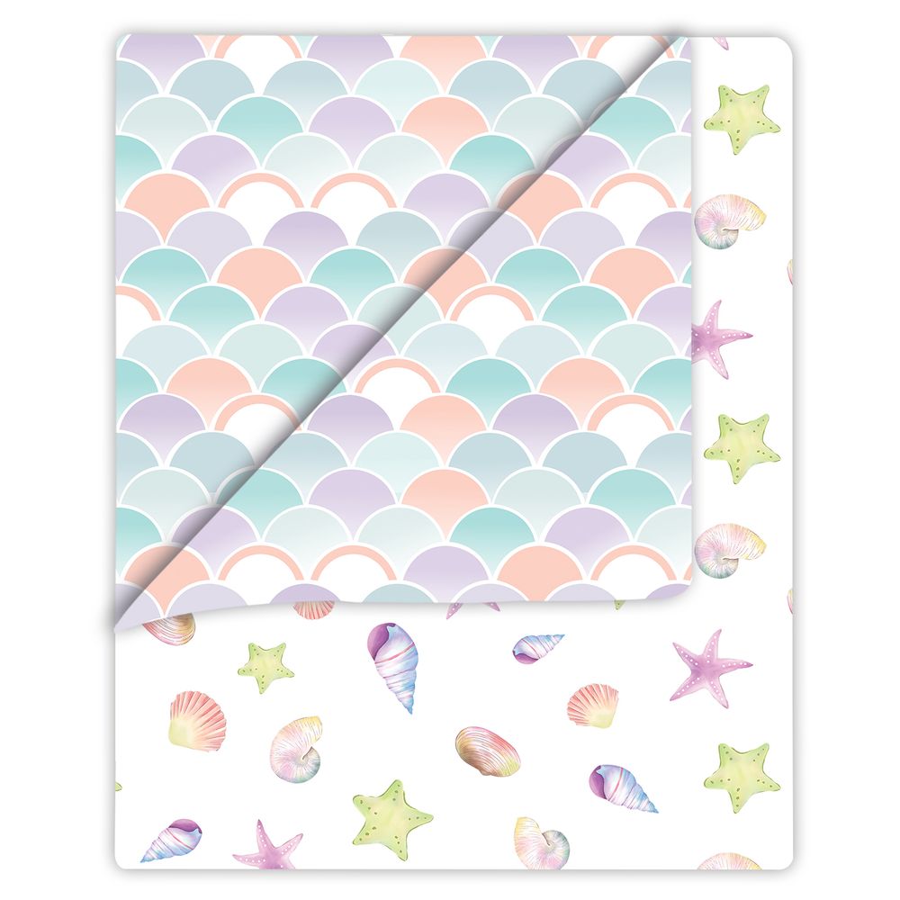 Fancy Fluff - Toddler's Organic Cotton Comforter Set - Sea Fantasy - 5 Pcs