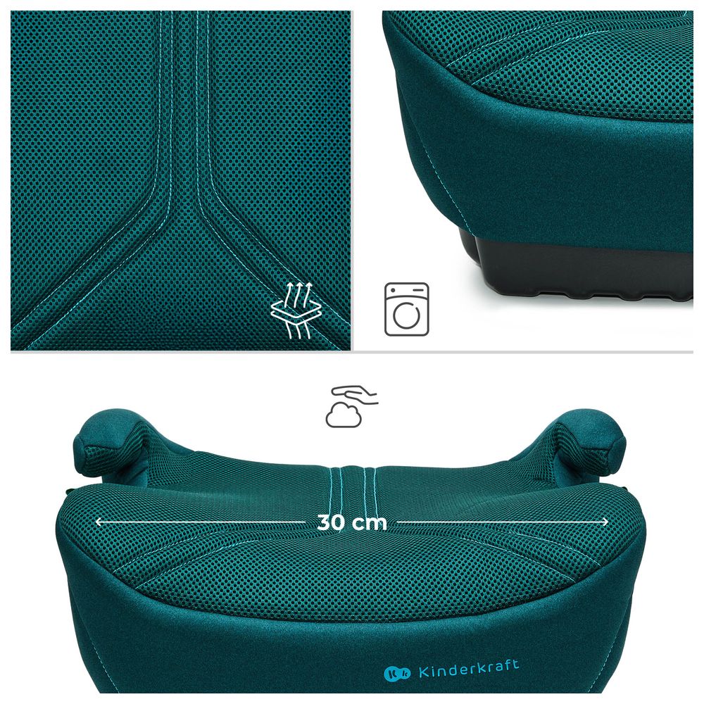 Kinderkraft - Fotelik Samochodowy I-Boost 2 Pro Car Seat - Green