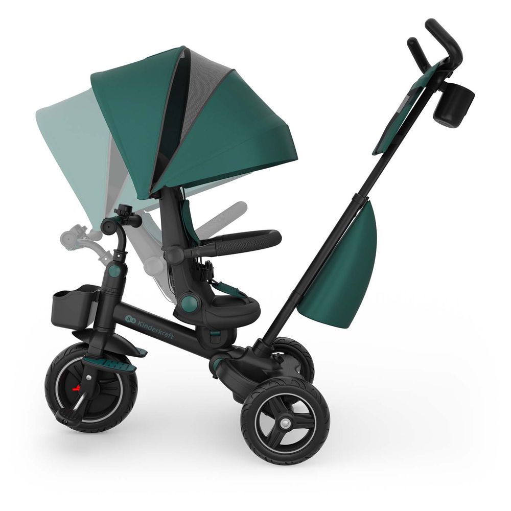 Kinderkraft - Spinstep 2 Plus Tricycle Stroller - Green