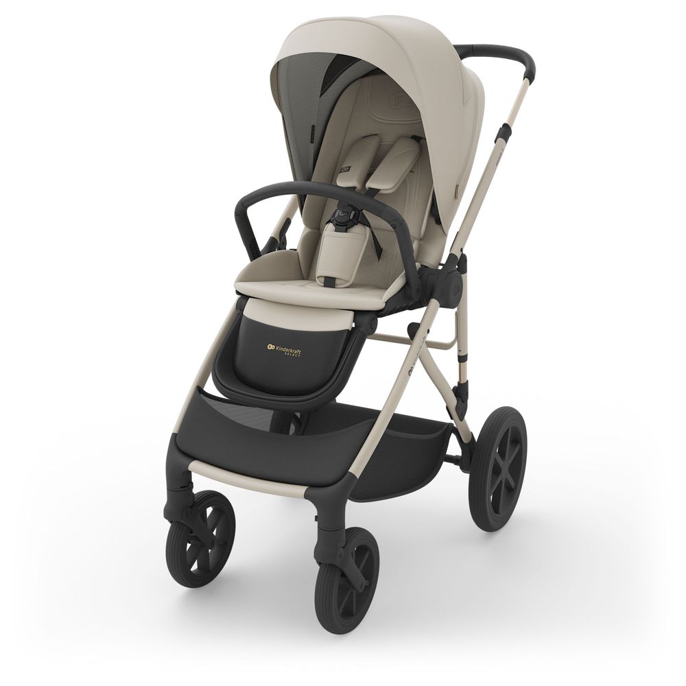 Kinderkraft - 3-In-1 Prime 3 Baby Travel Stroller - Beige