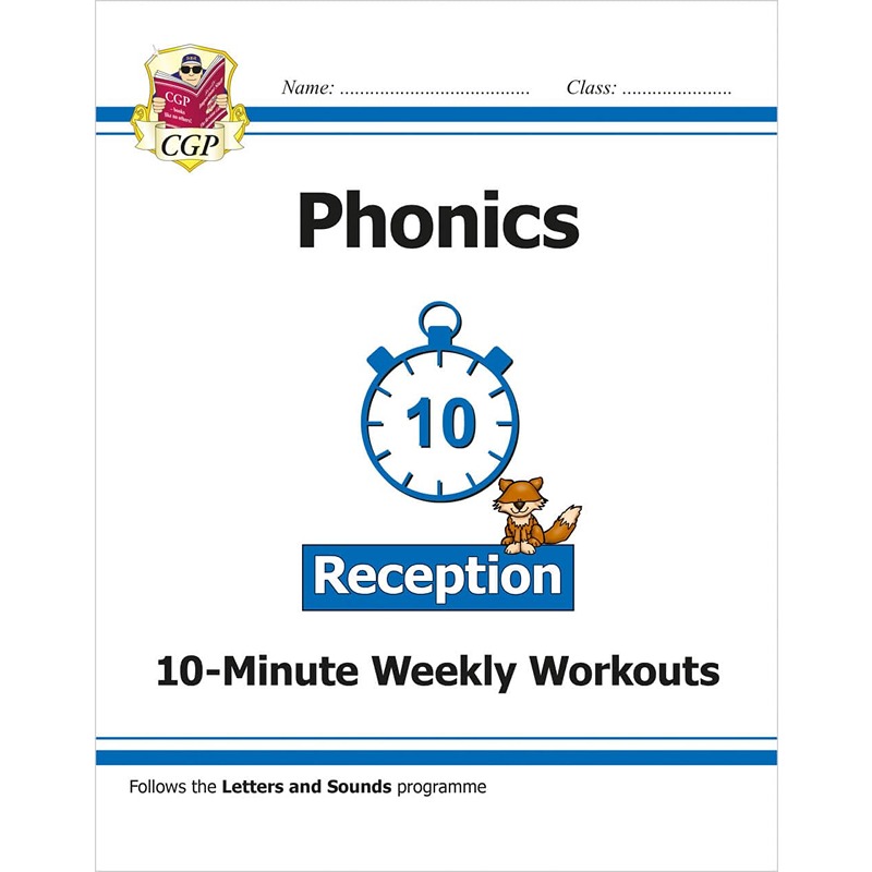 Phonics Reception: English 10-Minute Weekly Workouts