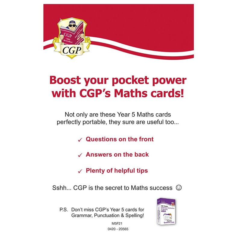 KS2 Maths Practice Question Cards Year 5