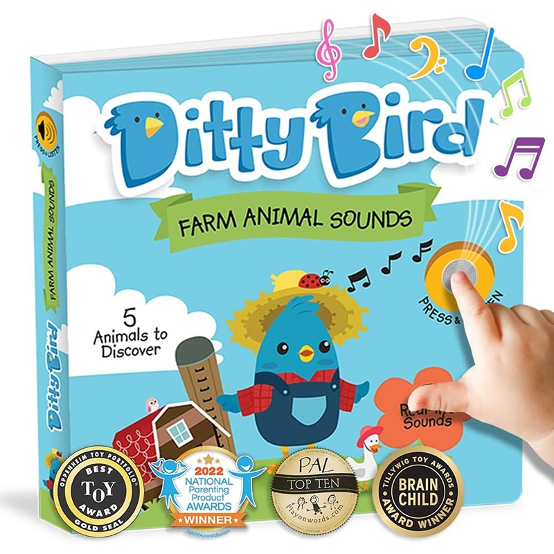 Ditty Bird Farm Animal Sounds Book
