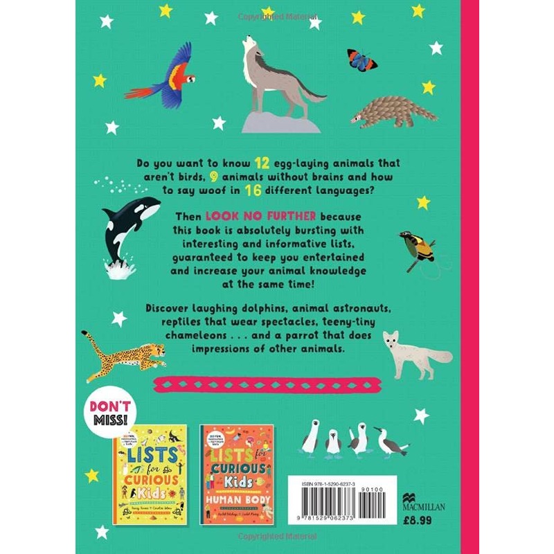 Lists For Curious Kids - Animals