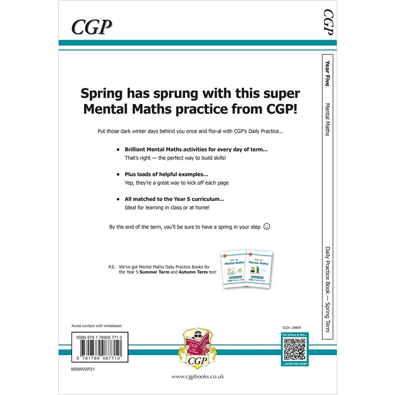 KS2 Mental Maths Daily Practice Book: Year 5 Spring Term