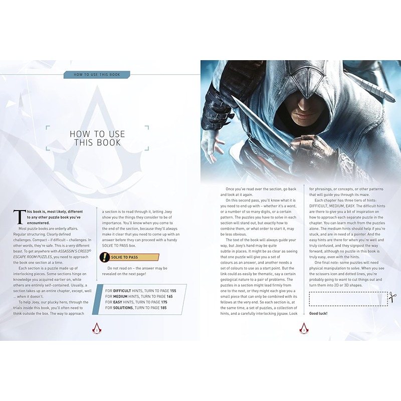 Assassin's Creed Escape Room Puzzle Book