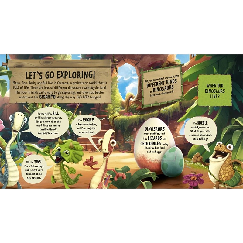 Gigantosaurus - Dinopedia: Lift The Flaps To Discover The World Of Dinosaurs!