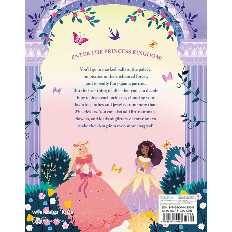 Glittery Princesses: Sticker Book