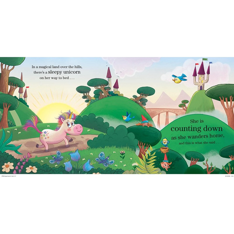 Countdown To Bedtime Sleepy Unicorn