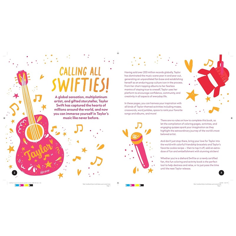 The Unofficial Taylor Swift Sticker And Activity Book