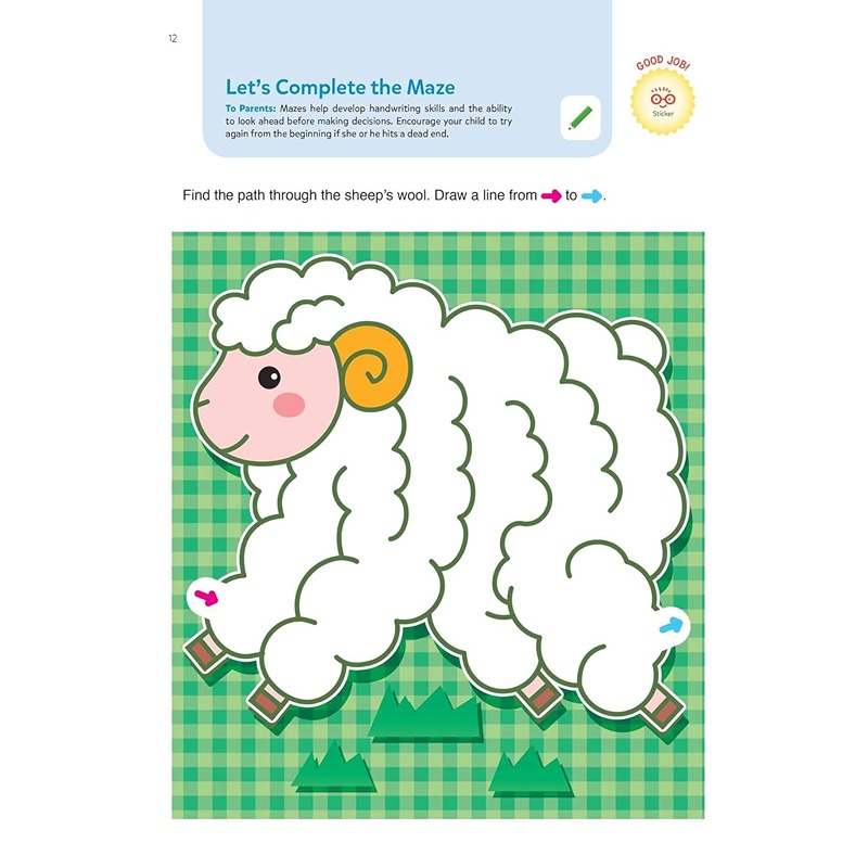 Play Smart Skill Builders Workbook With Stickers