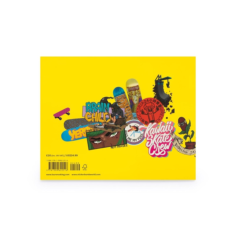Skateboard Stickers Book