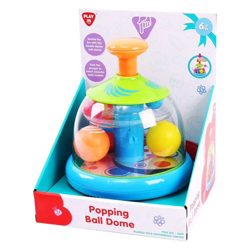 Happy Kids - Playgo Popping Ball Dome Toy