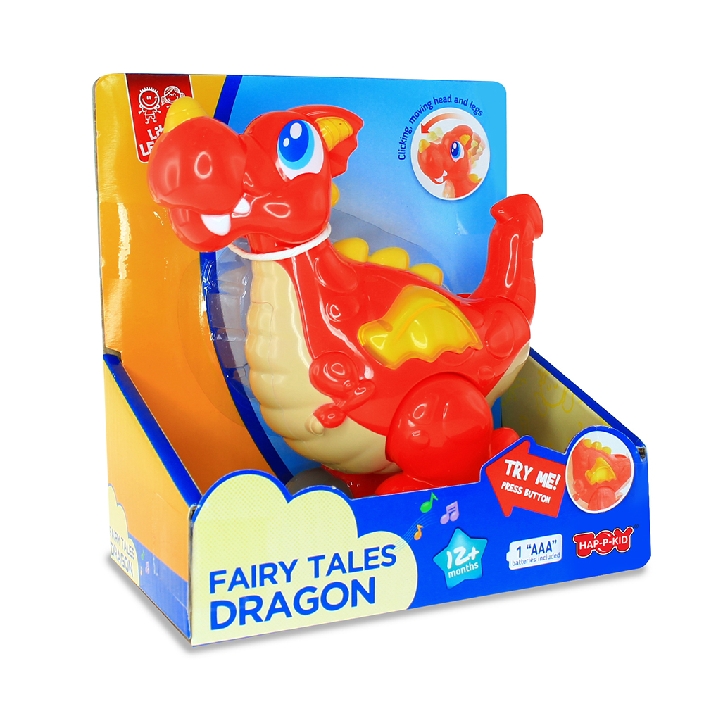 Happy Kids - Little Learner Fairy Tales Dragon Light And Sound Toy