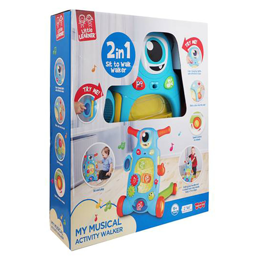 Happy Kids - 2-in-1 My Musical Activity Walker
