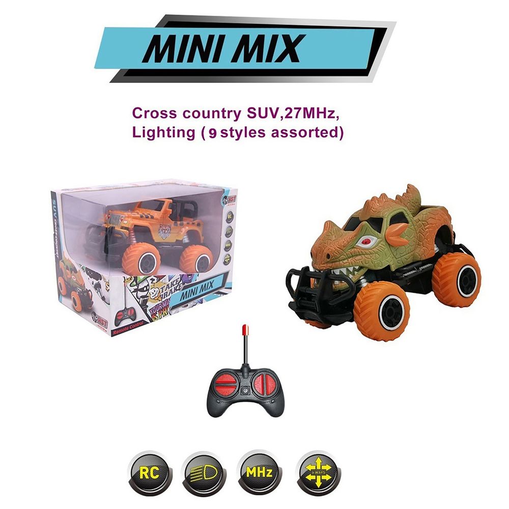 HST - 1/43 Mini Remote Control Off Road Car - Style May Vary - 1 Pc