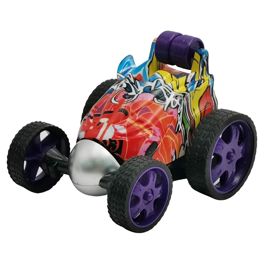 HST - Graffiti Tumbling Stunt Remote Control Car - Color May Vary - 1 Pc