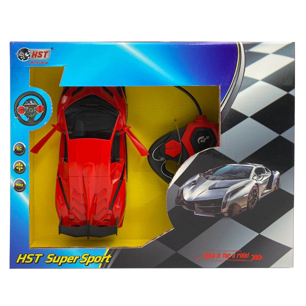 HST - 1/18 Super Sports Remote Control Car - Red