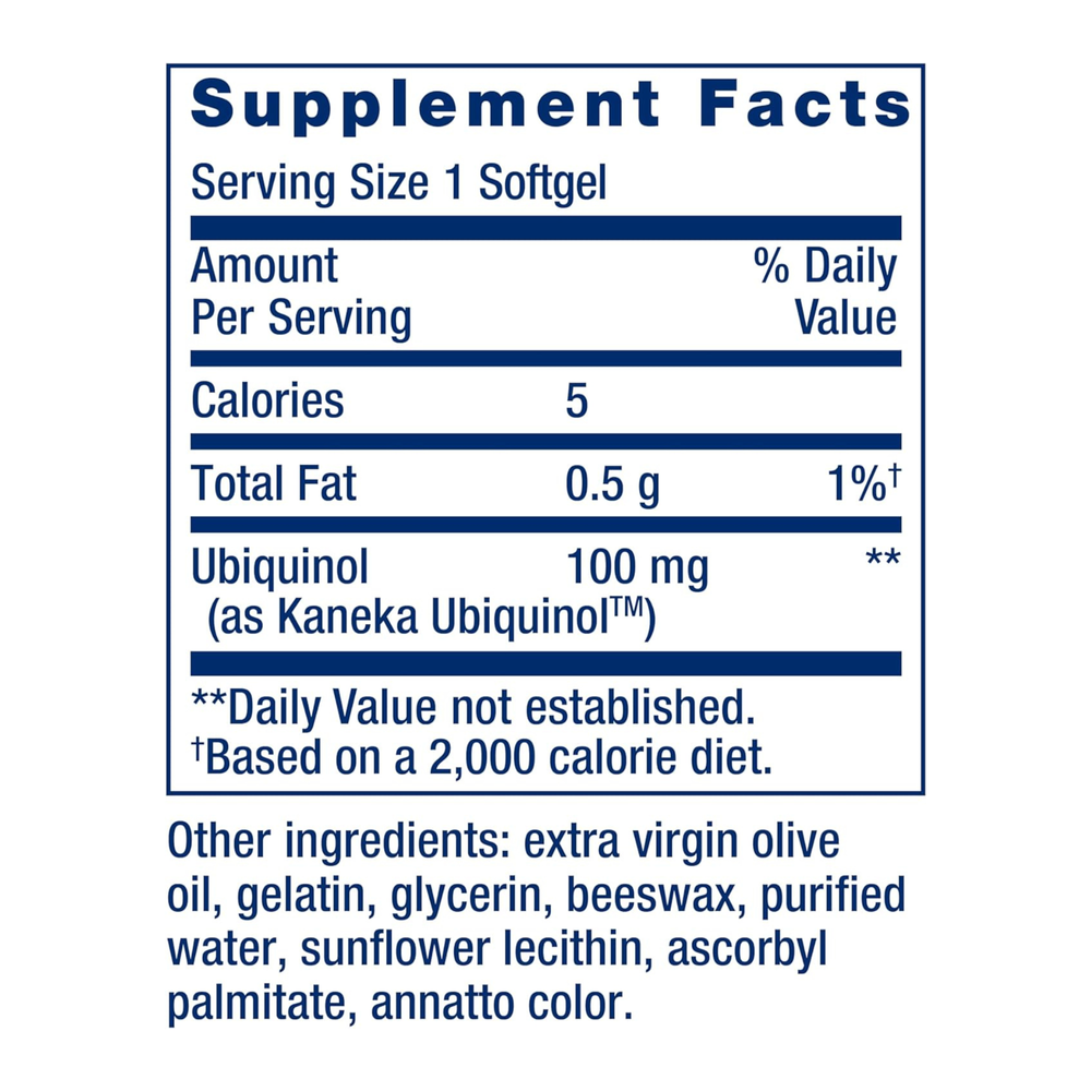 Life Extension - Super Ubiquinol CoQ10 100 mg - 60 Softgels