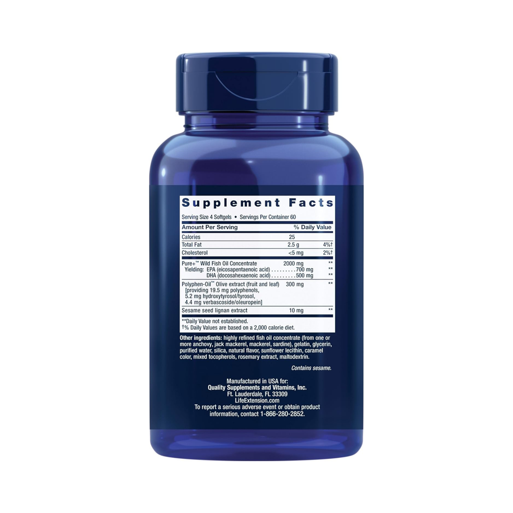 Life Extension - Super Omega-3 EPA-DHA Fish Oil - 240 Softgels