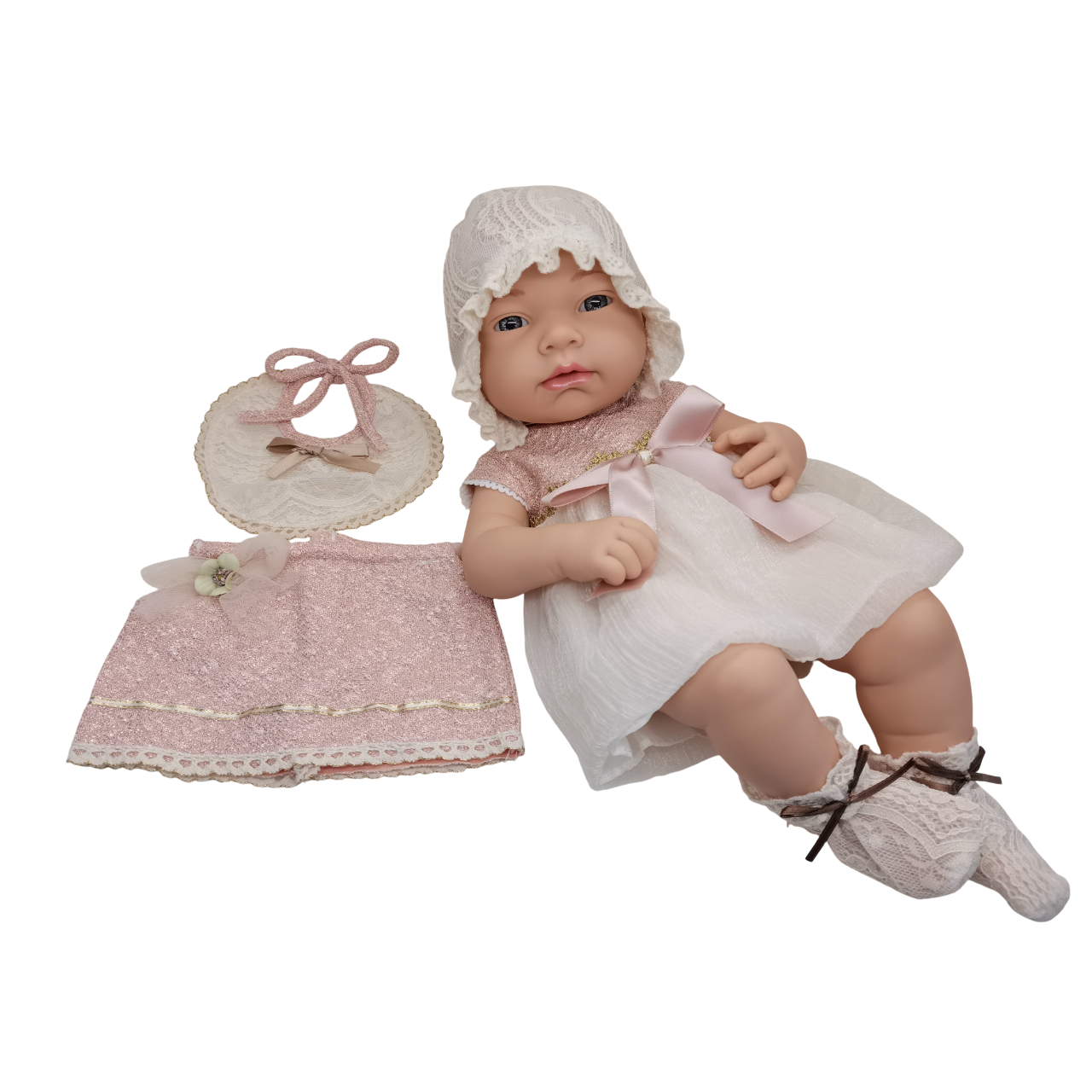 Baby So Lovely - Newborn Baby Doll Playset - White