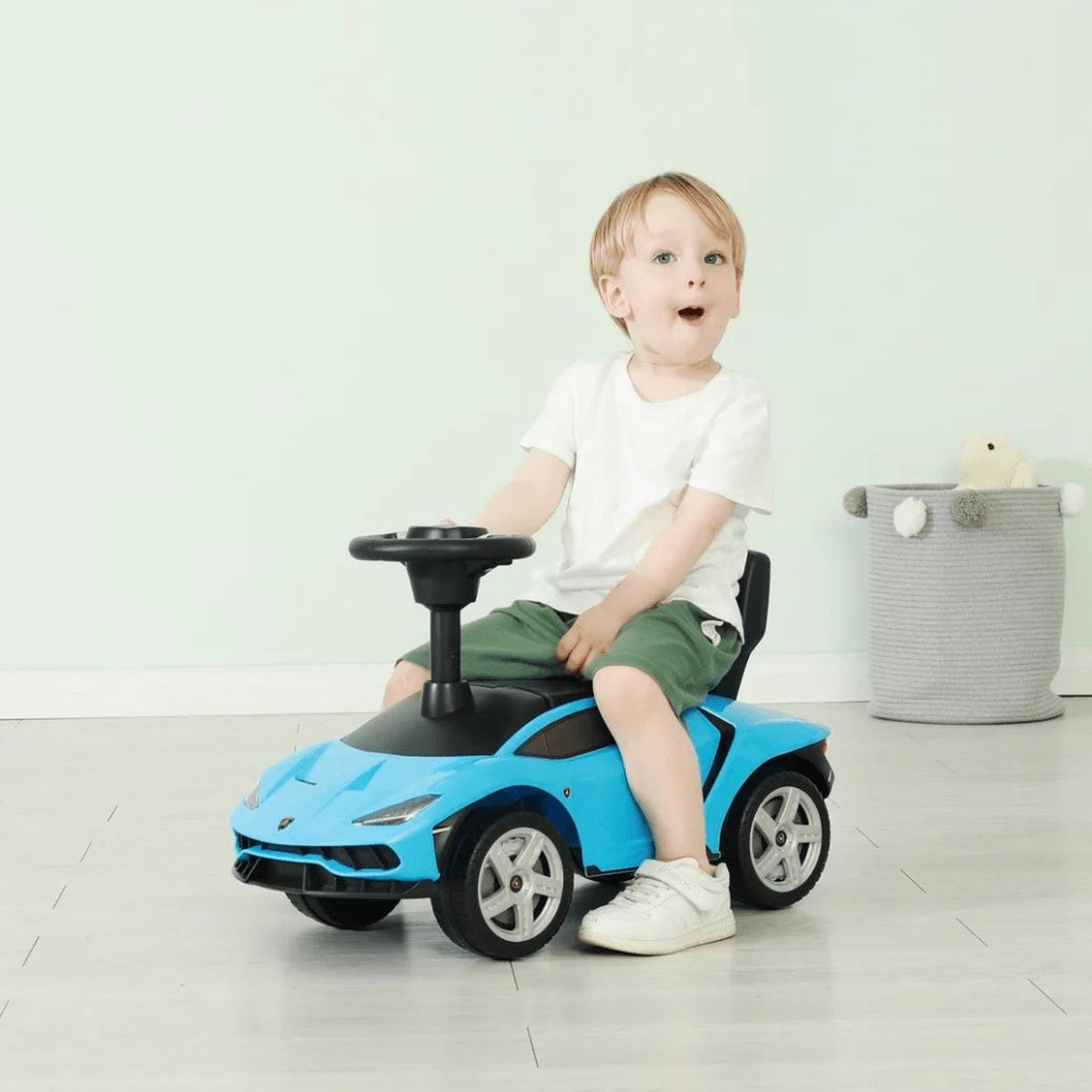 Lamborghini - Centenario Push Car Foot To Floor - Blue