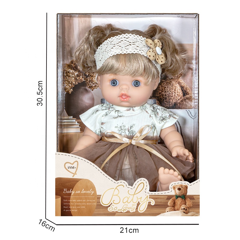 Baby So Lovely - Baby Doll With Floral Dress And Headband