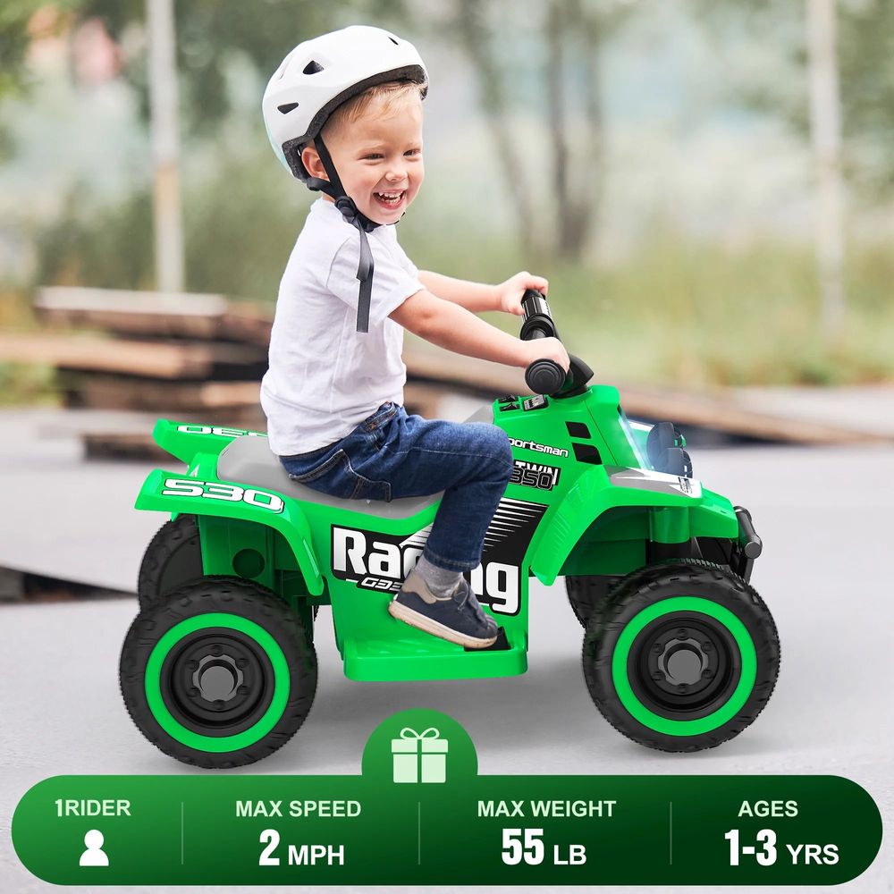 Amsham - Baby Love Kids Quad Bike 6V - Green