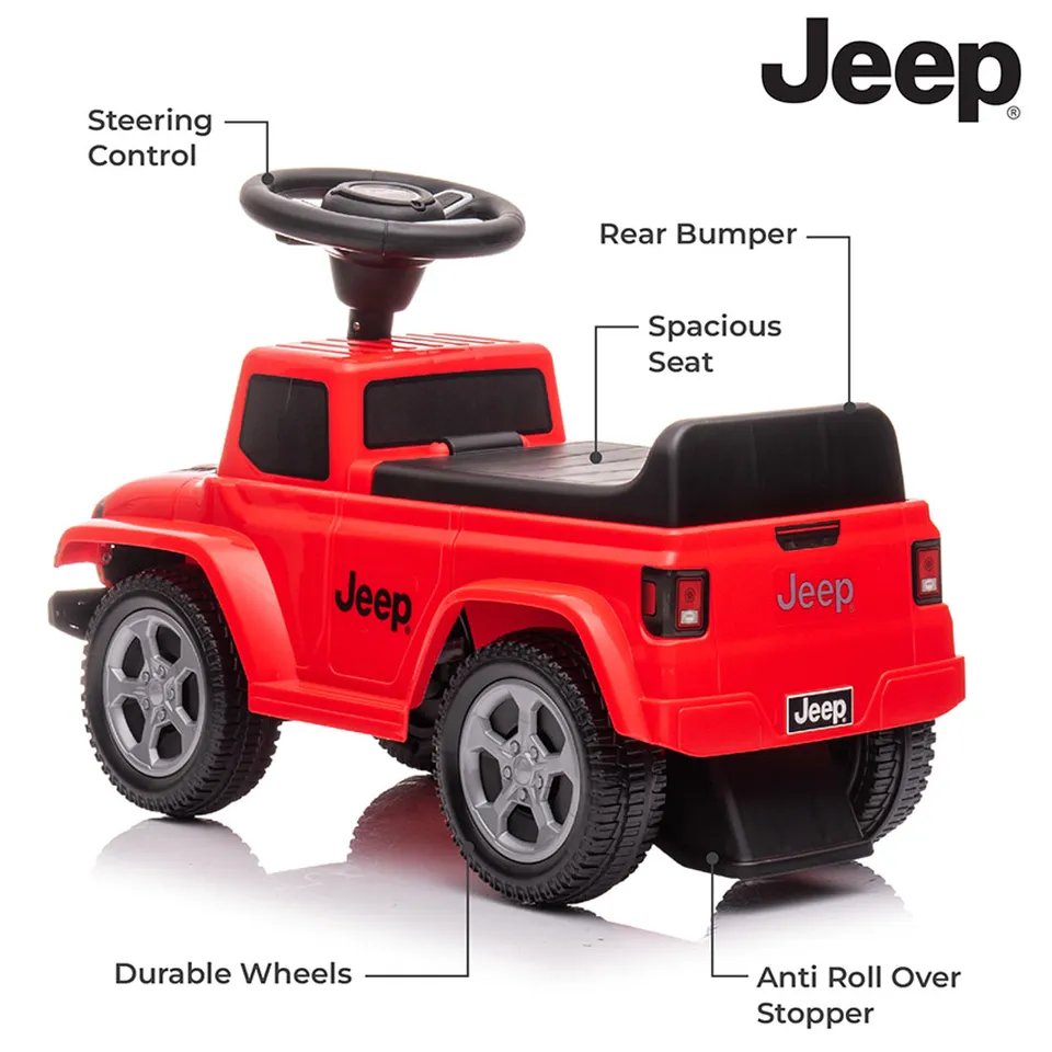 Jeep - Gladiator Push Ride-On Car - Red