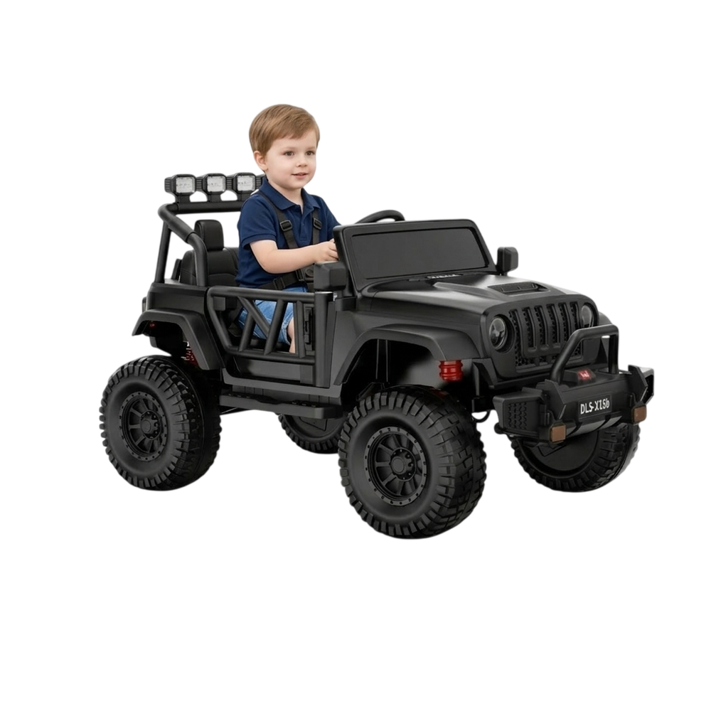 Amsham - Big Electric Kids Ride-on Jeep - 24v