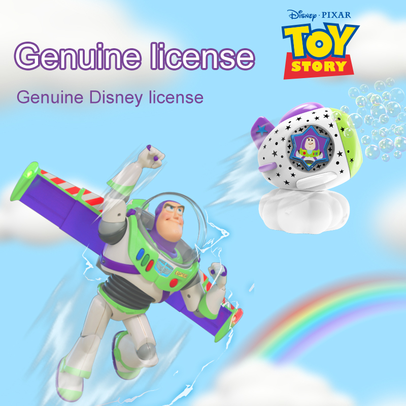 Disney Princess - Toy Story Buzz Cloud Foam Bubbles Machine - Green