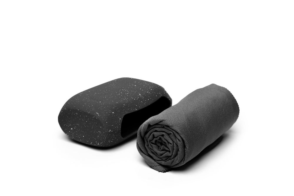 Matador - NanoDry Packable Shower Towel - Black Granite - Large