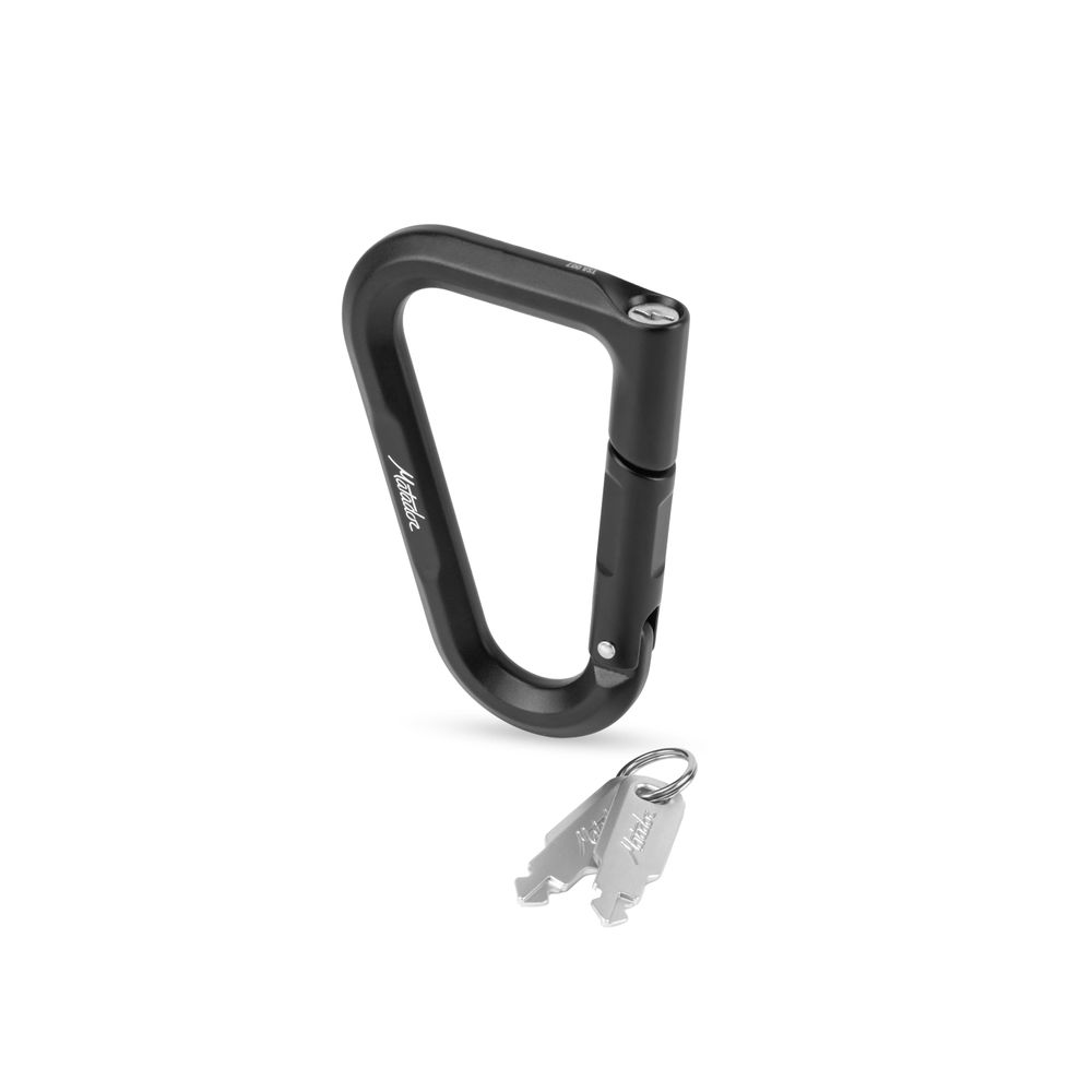 Matador - BetaLock Carabiner With 2 Keys - Matte Black