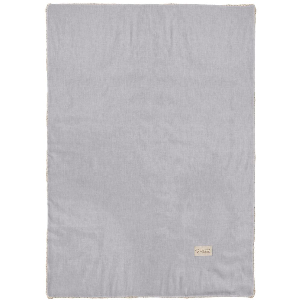 Albero Mio - Baby Velour Blanket - Grey