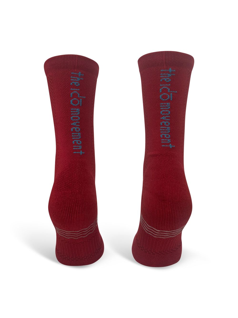 The Ido Movement - Kids' Dance Grip Socks - Raspberry Red