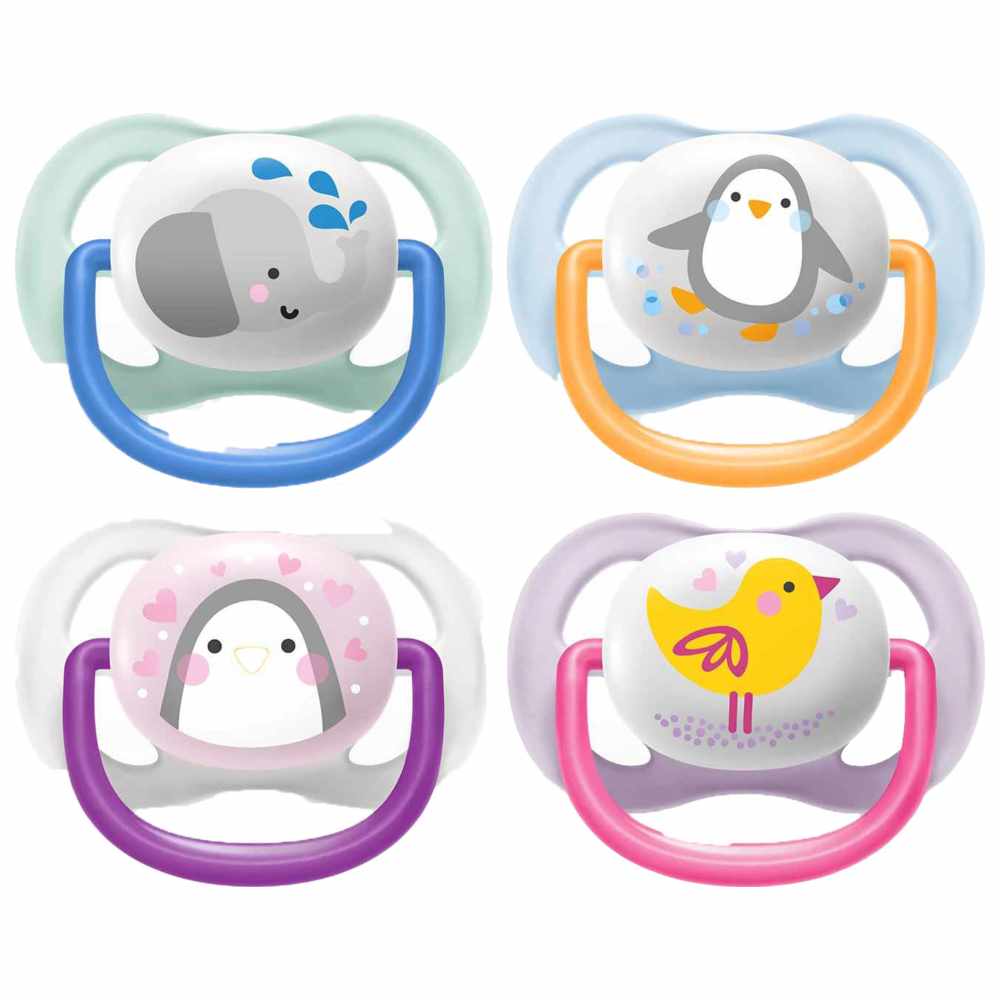 Philips Avent Soother Ultra Air| 0-6M| Animal Design - 2 Pieces